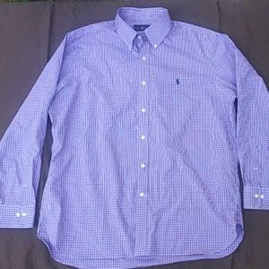 Ralph lauren mns l/s dress shirt. Sz-17 neck 34/35
